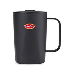 Image of 15 oz. Recycled Stainless Steel Insulated Mug, Black